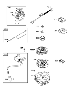 Part Location Diagram of 596460 Briggs and Stratton Wire-stop
